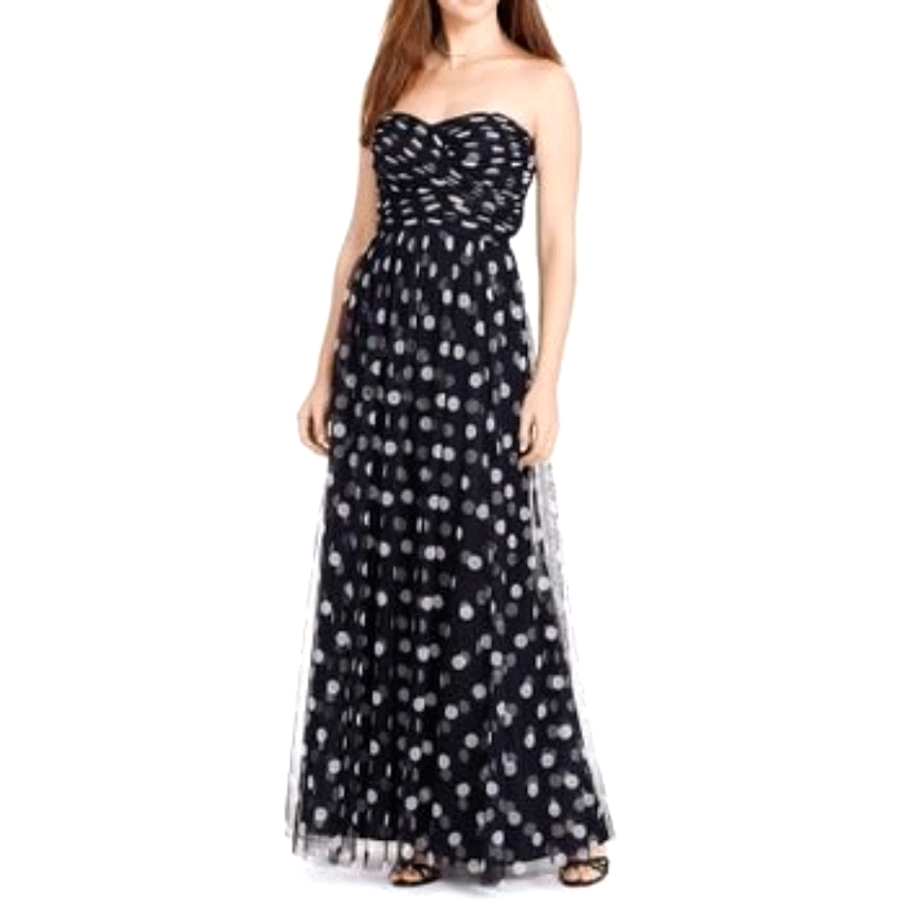 LAUREN RALPH LAUREN EVENING | Polka Dot Tulle Gown